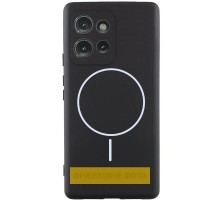 Чохол Silicone Cover Lakshmi Full Camera (AA) with MagFit для Motorola Edge 60 / 60 Fusion Чорний / Black