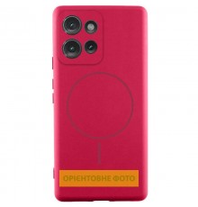 Чохол Silicone Cover Lakshmi Full Camera (AA) with MagFit для Motorola Edge 60 / 60 Fusion Червоний / Rose Red