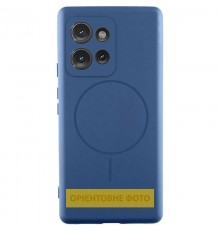 Чохол Silicone Cover Lakshmi Full Camera (AA) with MagFit для Motorola Edge 60 / 60 Fusion Синій / Navy blue