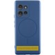 Чохол Silicone Cover Lakshmi Full Camera (AA) with MagFit для Motorola Edge 60 / 60 Fusion Синій / Navy blue