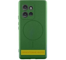 Чохол Silicone Cover Lakshmi Full Camera (AA) with MagFit для Motorola Edge 60 / 60 Fusion Зелений / Dark green