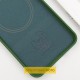 Чохол Silicone Cover Lakshmi Full Camera (AA) with MagFit для Motorola Edge 60 / 60 Fusion Зелений / Dark green