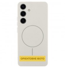 Чохол Silicone Cover Lakshmi Full Camera (AA) with MagFit для Samsung Galaxy S25 Edge Білий / White