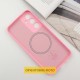 Чохол Silicone Cover Lakshmi Full Camera (AA) with MagFit для Samsung Galaxy S25 Edge Рожевий / Light pink