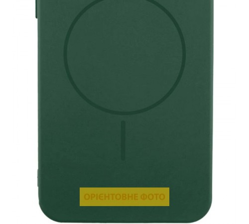 Чохол Silicone Cover Lakshmi Full Camera (AA) with MagFit для Samsung Galaxy S25 Edge Зелений / Dark green Чохол Silicone Cover Lakshmi Full Camera (AA) with MagFit для Samsung Galaxy S25 Edge Зелений / Dark green