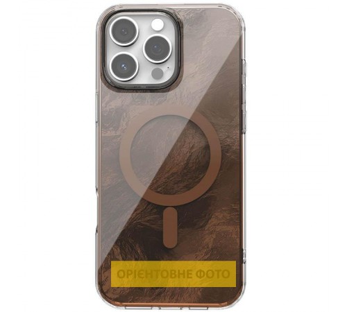 Чохол TPU Shiny Mountain (MagFit) для Apple iPhone 17 (6.3") Chocolate