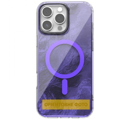 Чохол TPU Shiny Mountain (MagFit) для Apple iPhone 17 (6.3") Purple