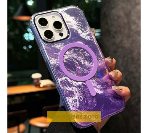 Чохол TPU Shiny Mountain (MagFit) для Apple iPhone 17 (6.3") Purple