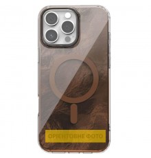 Чохол TPU Shiny Mountain (MagFit) для Apple iPhone 17 Air (6.6") Chocolate