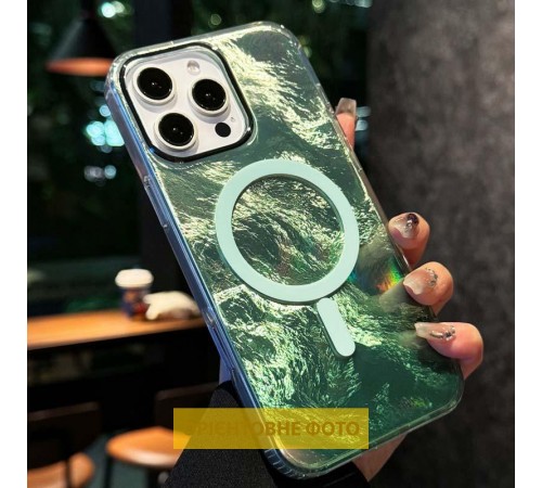 Чохол TPU Shiny Mountain (MagFit) для Apple iPhone 17 Air (6.6") Green