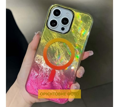 Чохол TPU Shiny Mountain (MagFit) для Apple iPhone 17 Air (6.6") Yellow / Pink