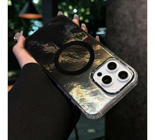 Чохол TPU Shiny Mountain (MagFit) для Apple iPhone 17 Pro (6.3") Black