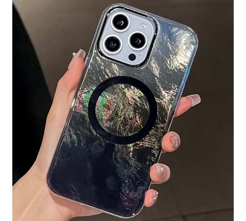 Чохол TPU Shiny Mountain (MagFit) для Apple iPhone 17 Pro (6.3") Black