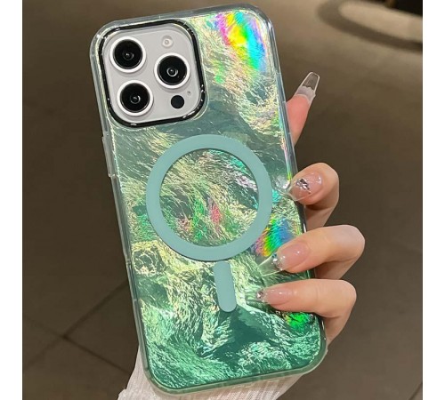 Чохол TPU Shiny Mountain (MagFit) для Apple iPhone 17 Pro Max (6.9") Green