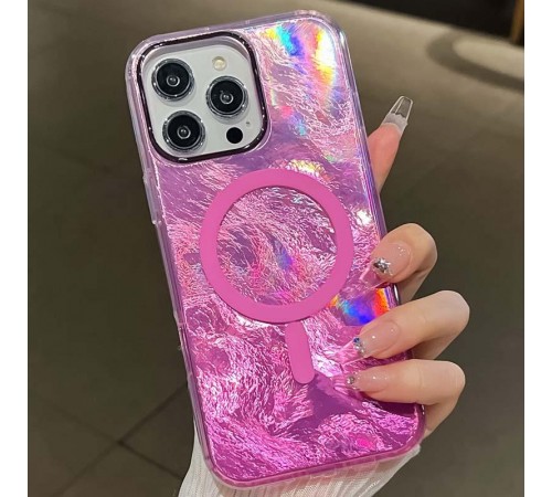Чохол TPU Shiny Mountain (MagFit) для Apple iPhone 17 Pro Max (6.9") Pink