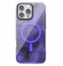 Чохол TPU Shiny Mountain (MagFit) для Apple iPhone 17 Pro Max (6.9") Purple