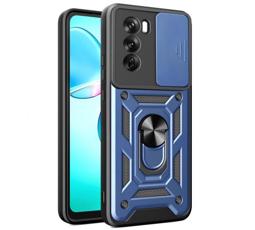 Ударостійкий чохол Camshield Serge Ring для Oppo Reno 12 Pro 5G Синій Ударостійкий чохол Camshield Serge Ring для Oppo Reno 12 Pro 5G Синій