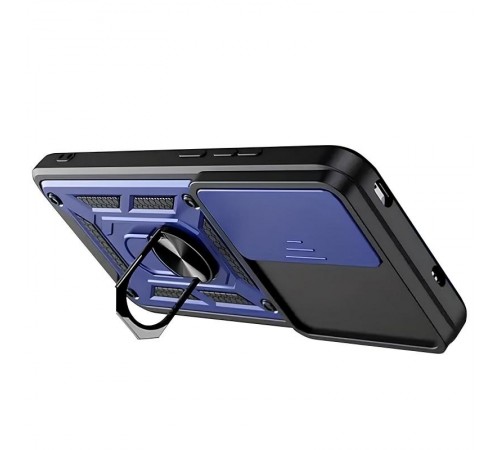 Ударостійкий чохол Camshield Serge Ring для Oppo Reno 12 Pro 5G Синій Ударостійкий чохол Camshield Serge Ring для Oppo Reno 12 Pro 5G Синій