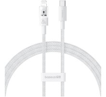 Дата кабель Baseus Gem Fast Charging Type-C to Lightning 20W (2m) (P10373001211-01) Moon White