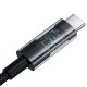 Дата кабель Baseus Gem Fast Charging Type-C to Type-C 100W (2m) (P10373000111-01) Cluster Black