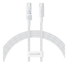 Дата кабель Baseus Gem Fast Charging Type-C to Type-C 100W (2m) (P10373000111-01) Moon White
