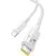 Дата кабель Baseus Gem Fast Charging Type-C to Type-C 100W (2m) (P10373000111-01) Moon White