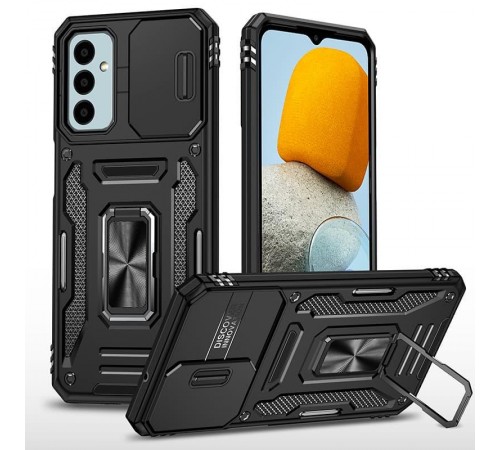 Ударостійкий чохол Camshield Army Ring для Samsung Galaxy A17 4G/5G / A16 4G/5G Чорний / Black