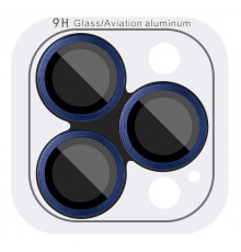 Захисне скло Metal Classic на камеру (у упак.) для Apple iPhone 17 Pro (6.3") / 17 Pro Max (6.9") Синій / Dark Blue