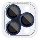 Захисне скло Metal Classic на камеру (у упак.) для Apple iPhone 17 Pro (6.3") / 17 Pro Max (6.9") Синій / Dark Blue
