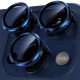 Захисне скло Metal Classic на камеру (у упак.) для Apple iPhone 17 Pro (6.3") / 17 Pro Max (6.9") Синій / Dark Blue
