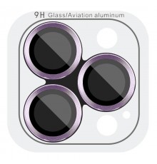 Захисне скло Metal Classic на камеру (у упак.) для Apple iPhone 17 (6.3") Фіолетовий / Light Purple