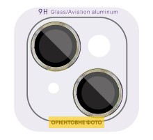 Захисне скло Metal Classic на камеру (у упак.) для Apple iPhone 17 (6.3") Салатовий / Light Green