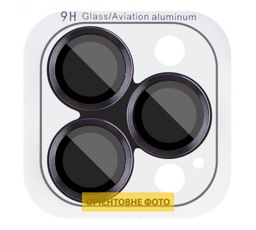 Захисне скло Metal Classic на камеру (у упак.) для Apple iPhone 17 Air (6.6") Чорний / Black