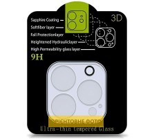 Захисне скло на камеру Full Block (тех.пак) для Apple iPhone 17 Pro Max (6.9") Прозорий