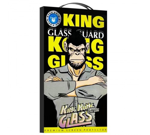 Захисне 2.5D скло King Kong HD для Apple iPhone 17 (6.3") Чорний Захисне 2.5D скло King Kong HD для Apple iPhone 17 (6.3") Чорний