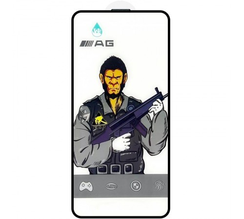 Захисне скло 5D Anti-static Matte (тех.пак) для Apple iPhone 17 Air (6.5") Чорний Захисне скло 5D Anti-static Matte (тех.пак) для Apple iPhone 17 Air (6.5") Чорний