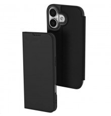 Чохол-книжка Dux Ducis з кишенею для візиток для Apple iPhone 17 (6.3") Чорний
