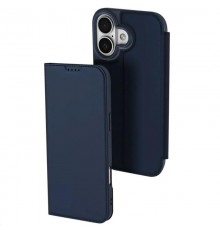 Чохол-книжка Dux Ducis з кишенею для візиток для Apple iPhone 17 (6.3") Синій