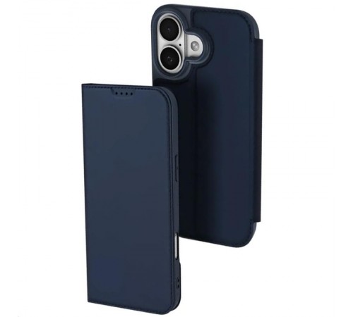 Чохол-книжка Dux Ducis з кишенею для візиток для Apple iPhone 17 (6.3") Синій