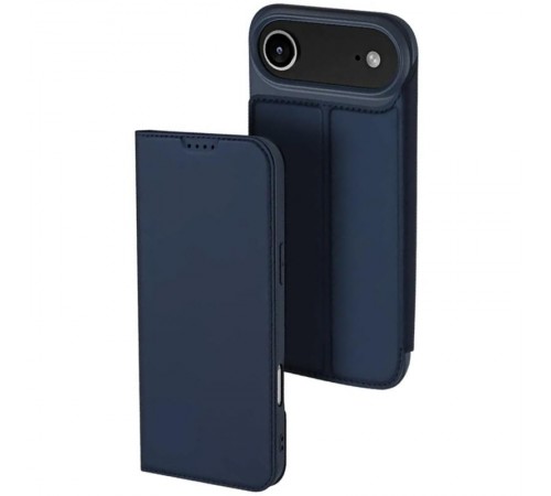 Чохол-книжка Dux Ducis з кишенею для візиток для Apple iPhone 17 Air (6.5") Синій
