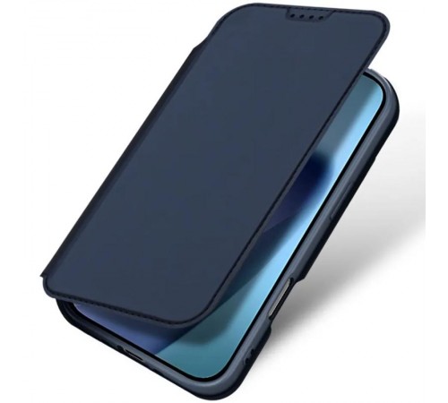 Чохол-книжка Dux Ducis з кишенею для візиток для Apple iPhone 17 Air (6.5") Синій