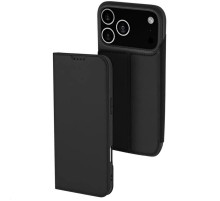 Чохол-книжка Dux Ducis з кишенею для візиток для Apple iPhone 17 Pro (6.3") Чорний