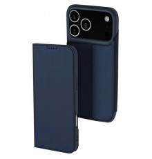 Чохол-книжка Dux Ducis з кишенею для візиток для Apple iPhone 17 Pro Max (6.9") Синій