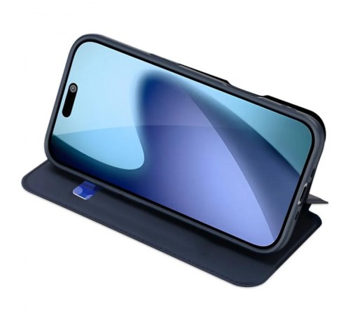 Чохол-книжка Dux Ducis з кишенею для візиток для Apple iPhone 17 Pro Max (6.9") Синій