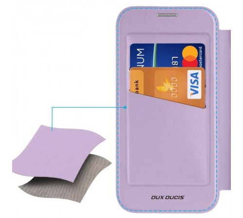 Чохол-книжка Dux Ducis Skin X Pro with MagSafe для Apple iPhone 17 (6.3") Purple Pink Чохол-книжка Dux Ducis Skin X Pro with MagSafe для Apple iPhone 17 (6.3") Purple Pink