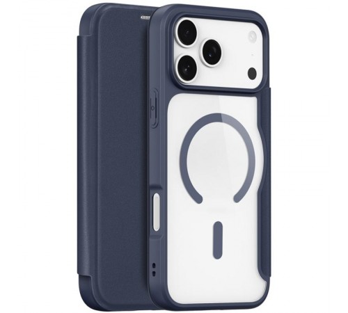 Чохол-книжка Dux Ducis Skin X Pro with MagSafe для Apple iPhone 17 Pro (6.3") Blue Чохол-книжка Dux Ducis Skin X Pro with MagSafe для Apple iPhone 17 Pro (6.3") Blue