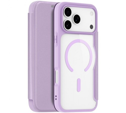 Чохол-книжка Dux Ducis Skin X Pro with MagSafe для Apple iPhone 17 Pro (6.3") Purple
