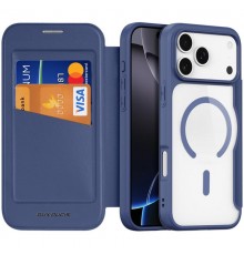 Чохол-книжка Dux Ducis Skin X Pro with MagSafe для Apple iPhone 17 Pro Max (6.9") Blue