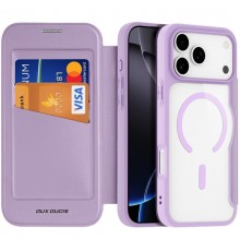 Чохол-книжка Dux Ducis Skin X Pro with MagSafe для Apple iPhone 17 Pro Max (6.9") Purple