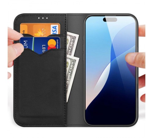 Чохол-книжка Dux Ducis Hivo для Apple iPhone 17 (6.3") Black Чохол-книжка Dux Ducis Hivo для Apple iPhone 17 (6.3") Black